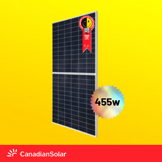 Imagem de Modulo Fotovoltaico Canadian 144 Celulas 455mono Perc Cs3w-455ms
