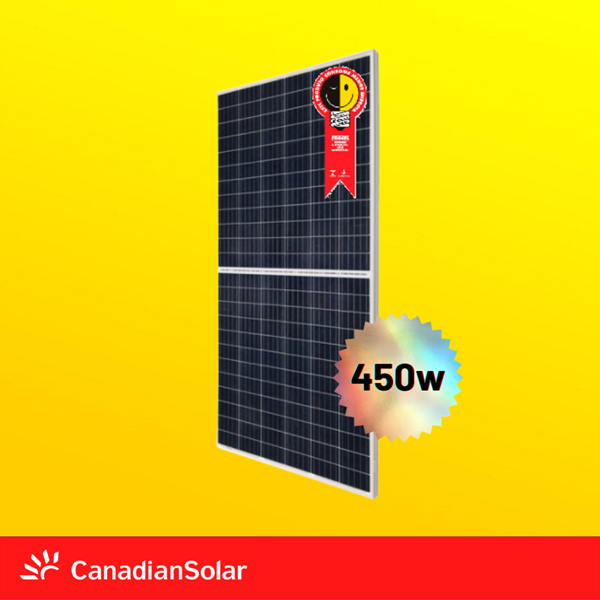 imagem de Modulo Fotovoltaico Canadian 144 Celulas 450w Mono Perc