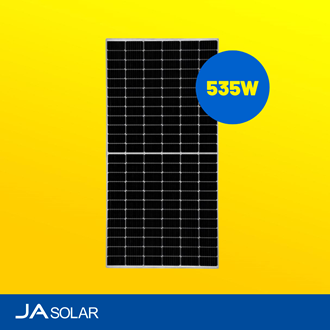 Imagem de Modulo Solar Fotovoltaico Ja 535w Bifacial Composto Por 144 Celulas de Silicio Monocristalino Jam72d30-535/Mb