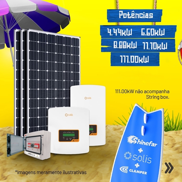 imagem de GERADOR DE ENERGIA SOLAR 4,44KWP - SEM ESTRUTURA WIN