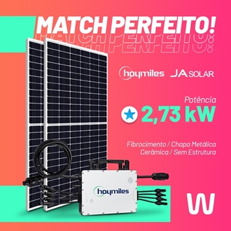 Imagem de GERADOR JA 455/MI 1500 2,73KWP - SEM ESTRUTURA WIN