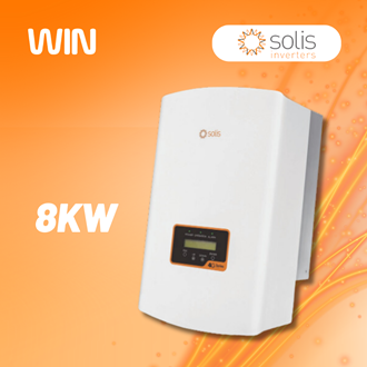 Imagem de Inversor Solis Monofasico 8kw - 3 Mppt - Solis-1p8k-4g Wifi