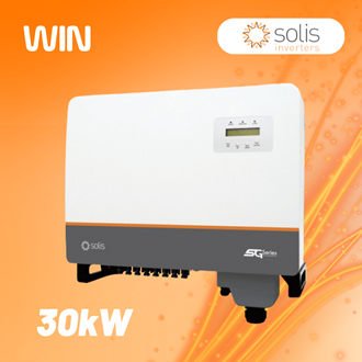 Imagem de Inversor Solis Trifasico 30kw - 3 Mppt - 380v - S5-Gc30k