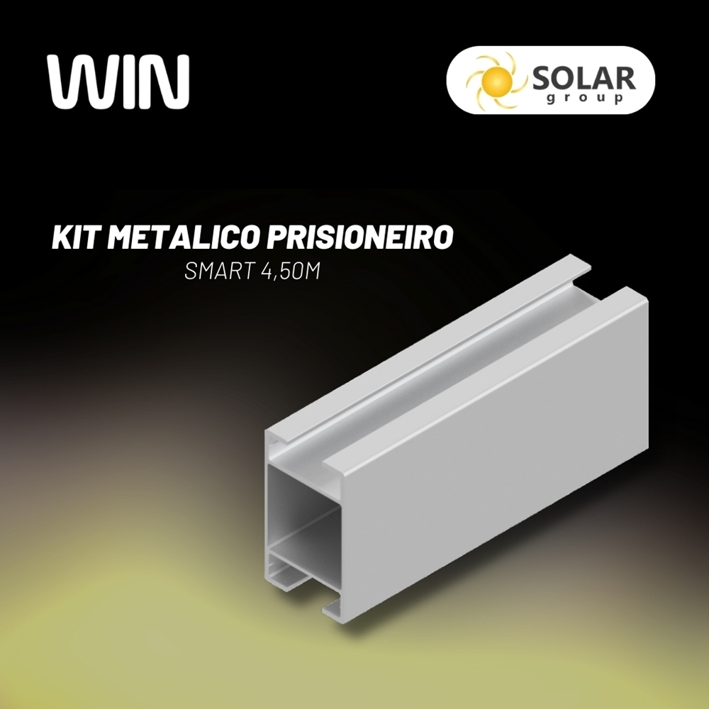 imagem de Kit Metalico Prisioneiro Smart 4,50m Solar Group