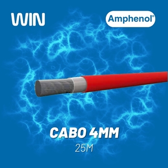 Imagem de Cabo 4mm Vermelho 25m