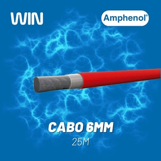 Imagem de Cabo 6mm Vermelho 25m