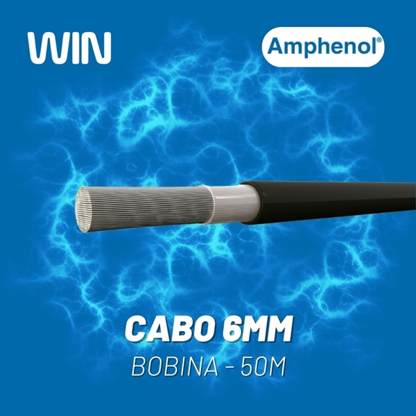 imagem de Cabo 1x6mm2 1.8kv Cc Nbr 16 Preto Pc Bobina 50m