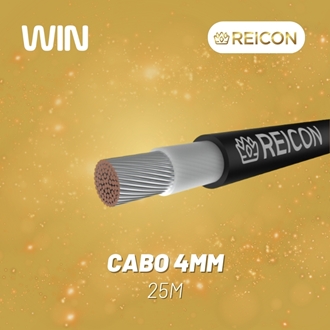 Imagem de Cabo 1x4mm2 1.8kv Cc Nbr 16 Preto 25m