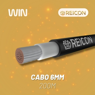 Imagem de Cabo 1x6mm2 1.8kv Cc Nbr 16 Preto Pc Bobina 200m