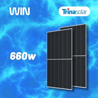 Imagem de Modulo Solar Fotovoltaico Trina 660w Monofacial