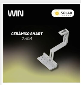 Imagem de Kit Ceramico Smart 4,80m (Perfis 2,40m) Solar Group