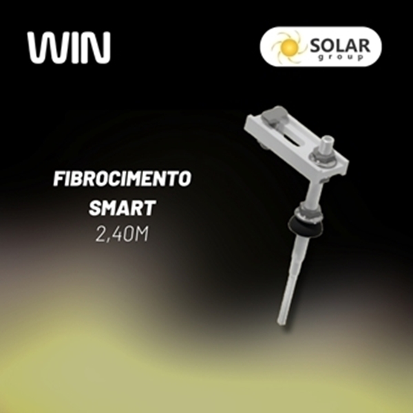 imagem de Kit Fibrocimento Smart 4,80m (Perfis de 2,40m) Solar Group